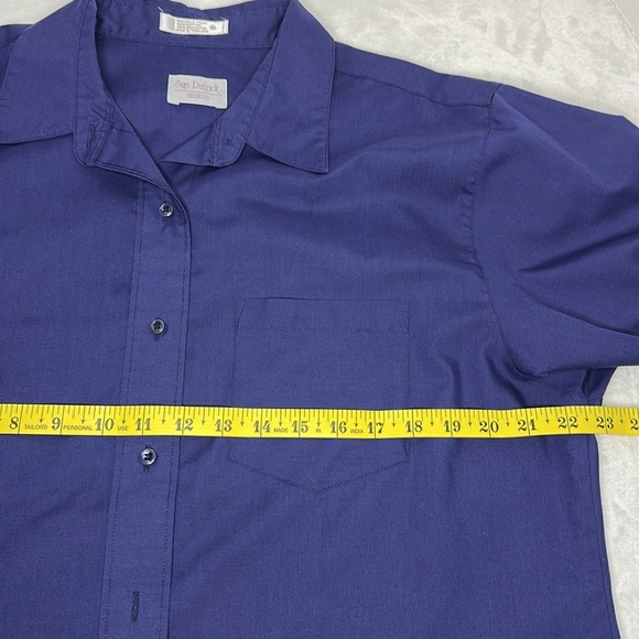 Sue Patrick Austin Women’s Blue Button Down Shirt 16 - Picture 7 of 8